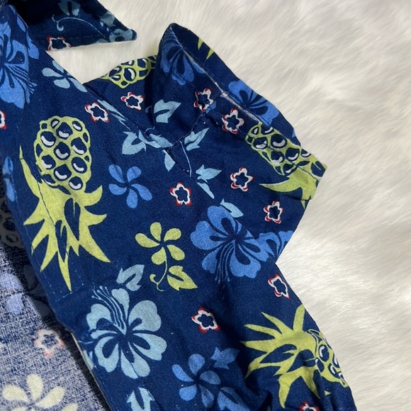 Boots & Barkley Canine Hawaiian Cotton Shirt with Lei Collar S - Picture 8 of 10